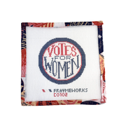 Votes for Women 4x4" Needlepoint Canvas