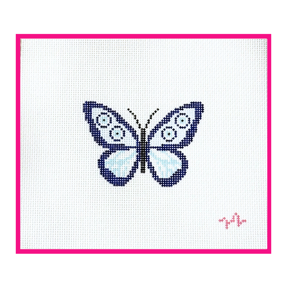 Evil Eye Butterfly Needlepoint Canvas