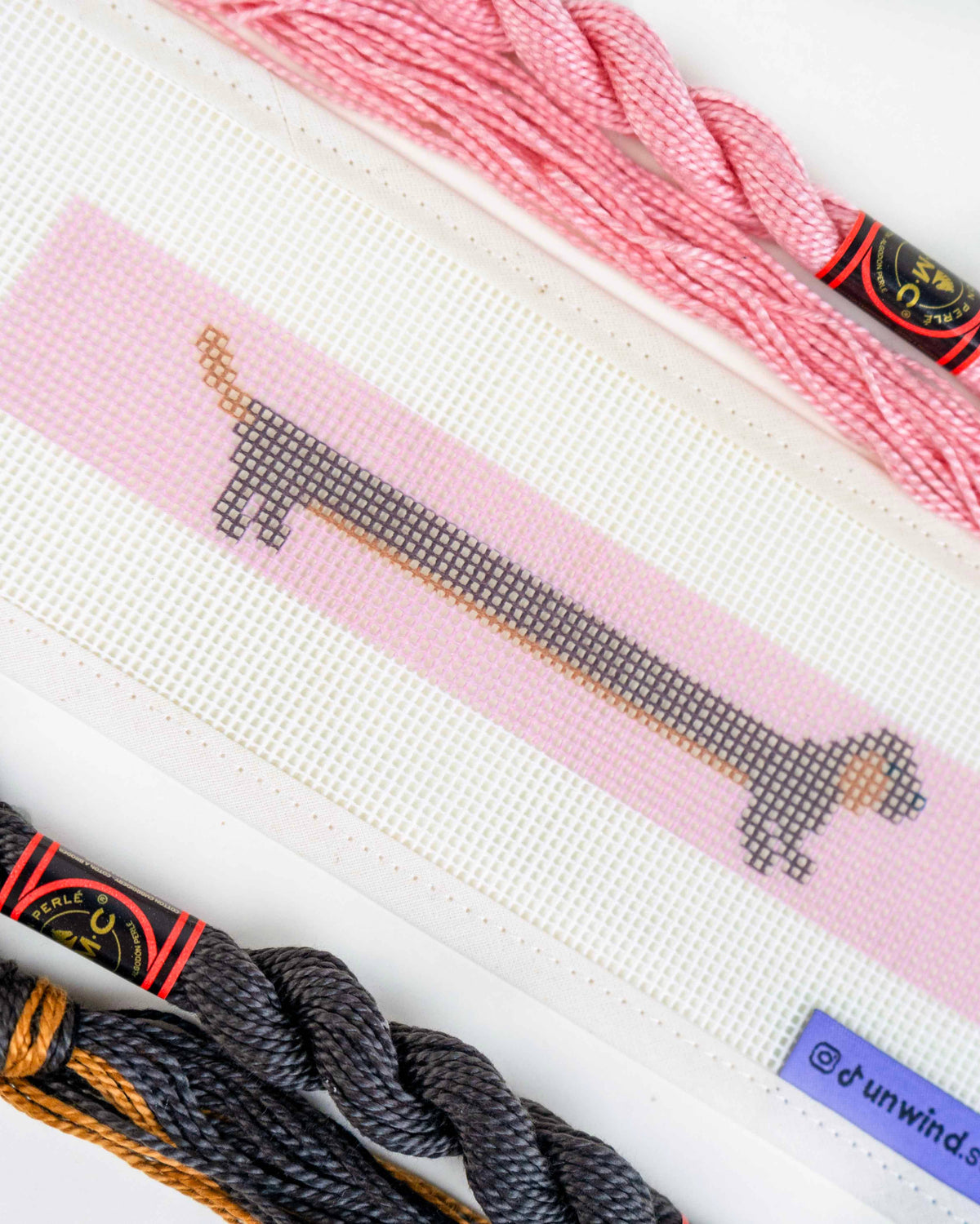 The Wi(e)nner Key Fob Needlepoint Kit