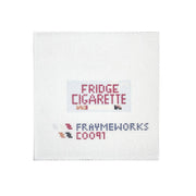 Fridge Cig 1.25"x 2.5" Mini Needlepoint Canvas