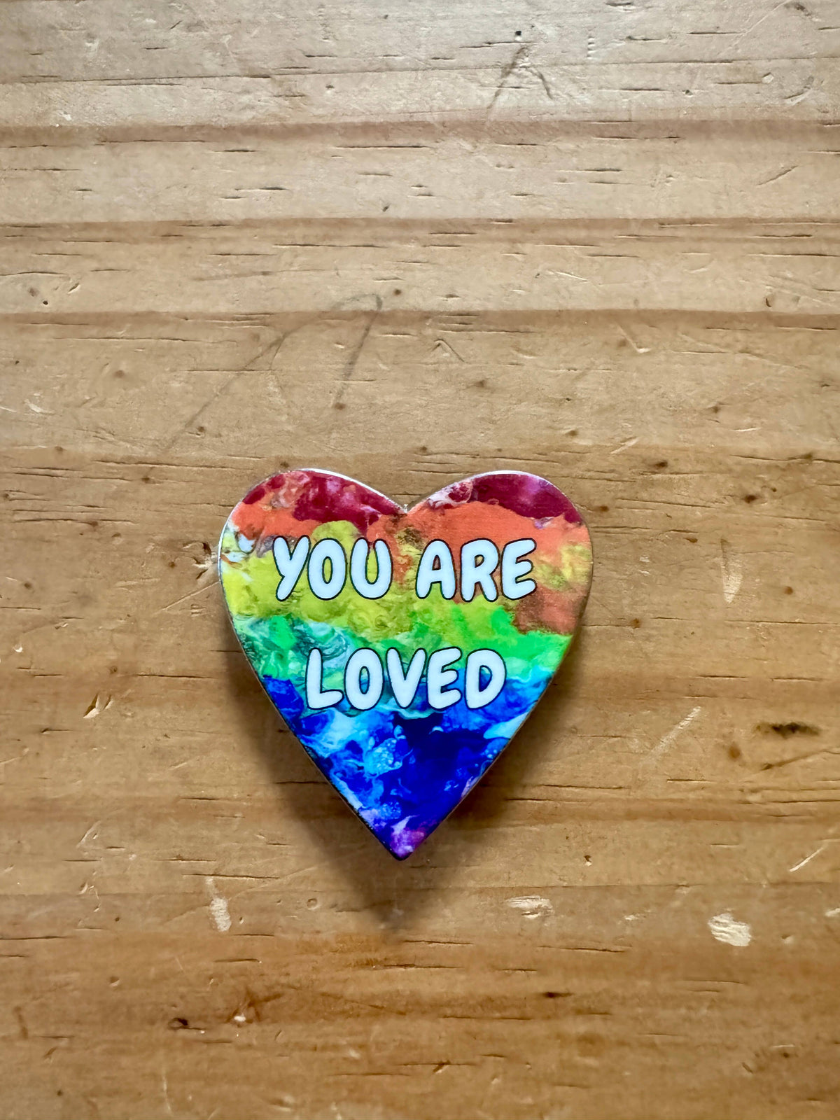 Rainbow You Are Loved Needle Minder