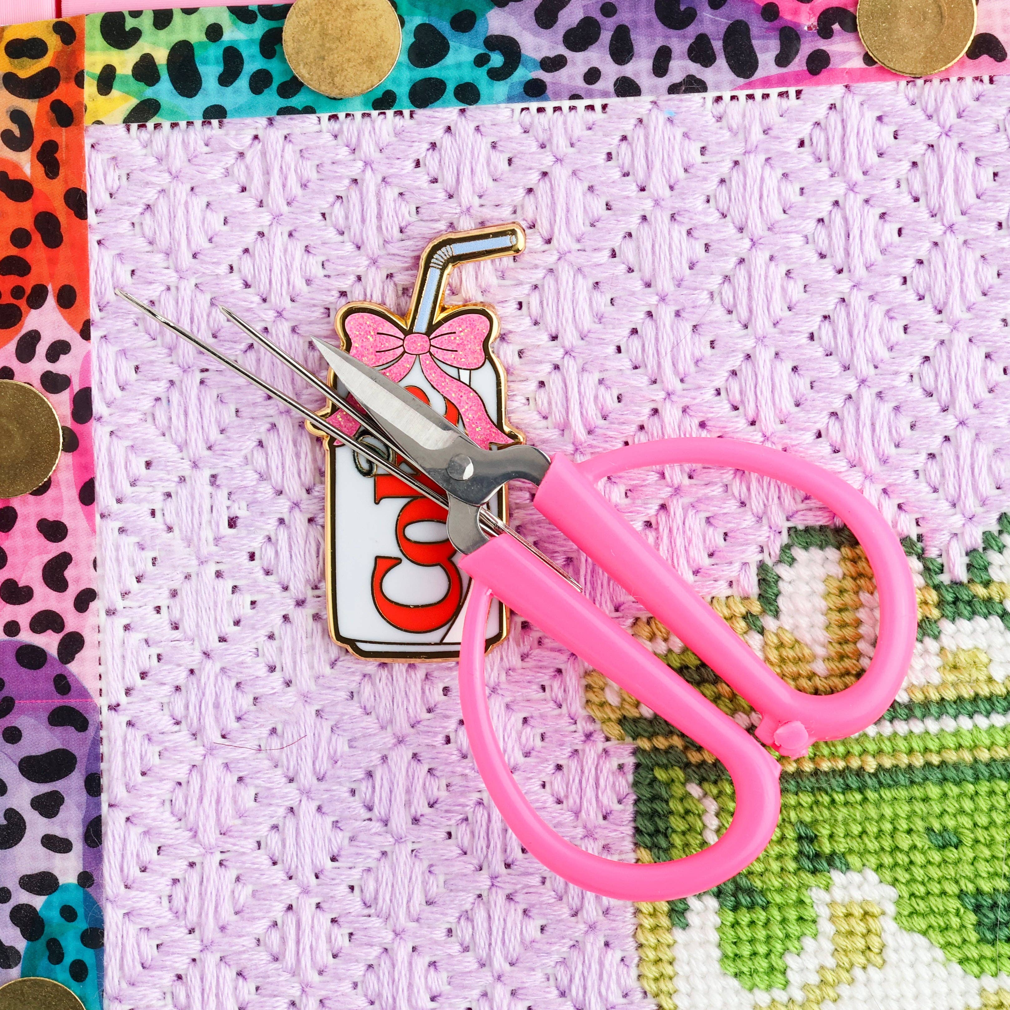 Soda Can Needle Minder Magnet