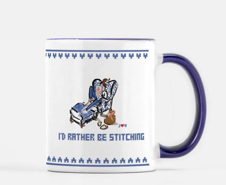 I'd Rather Be Stitching Mug