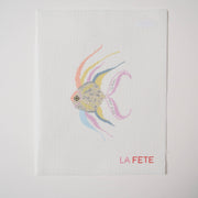 Rainbow Fish Hand Painted Needlepoint Canvas