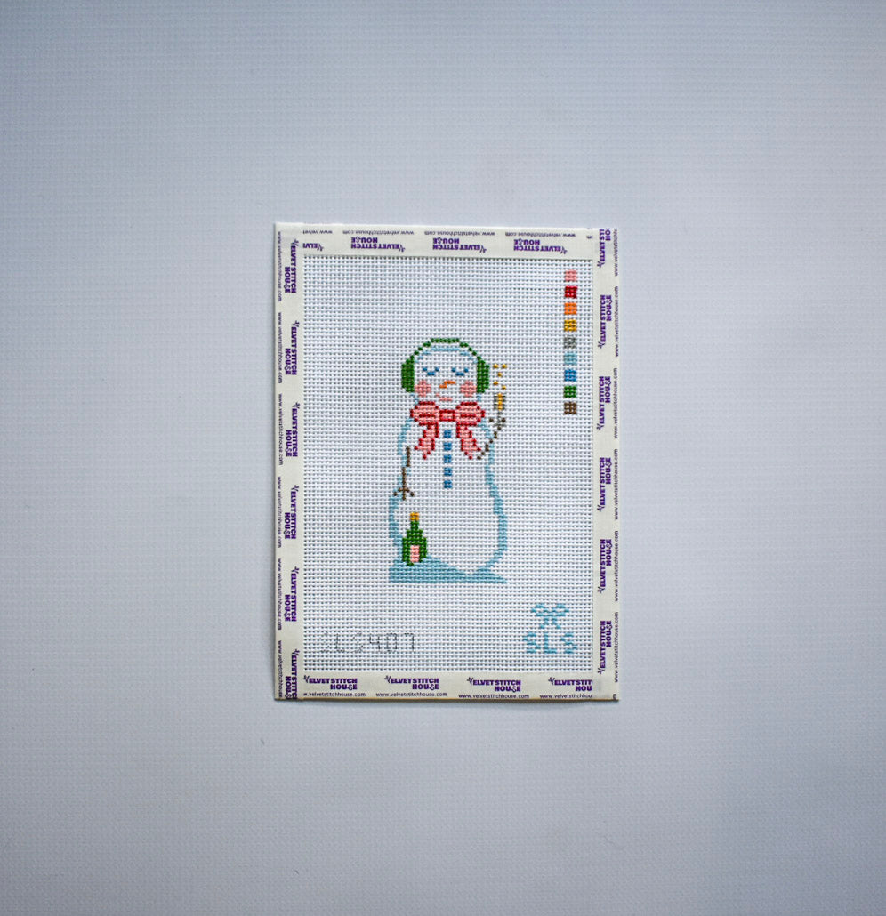 Champagne Snow Woman