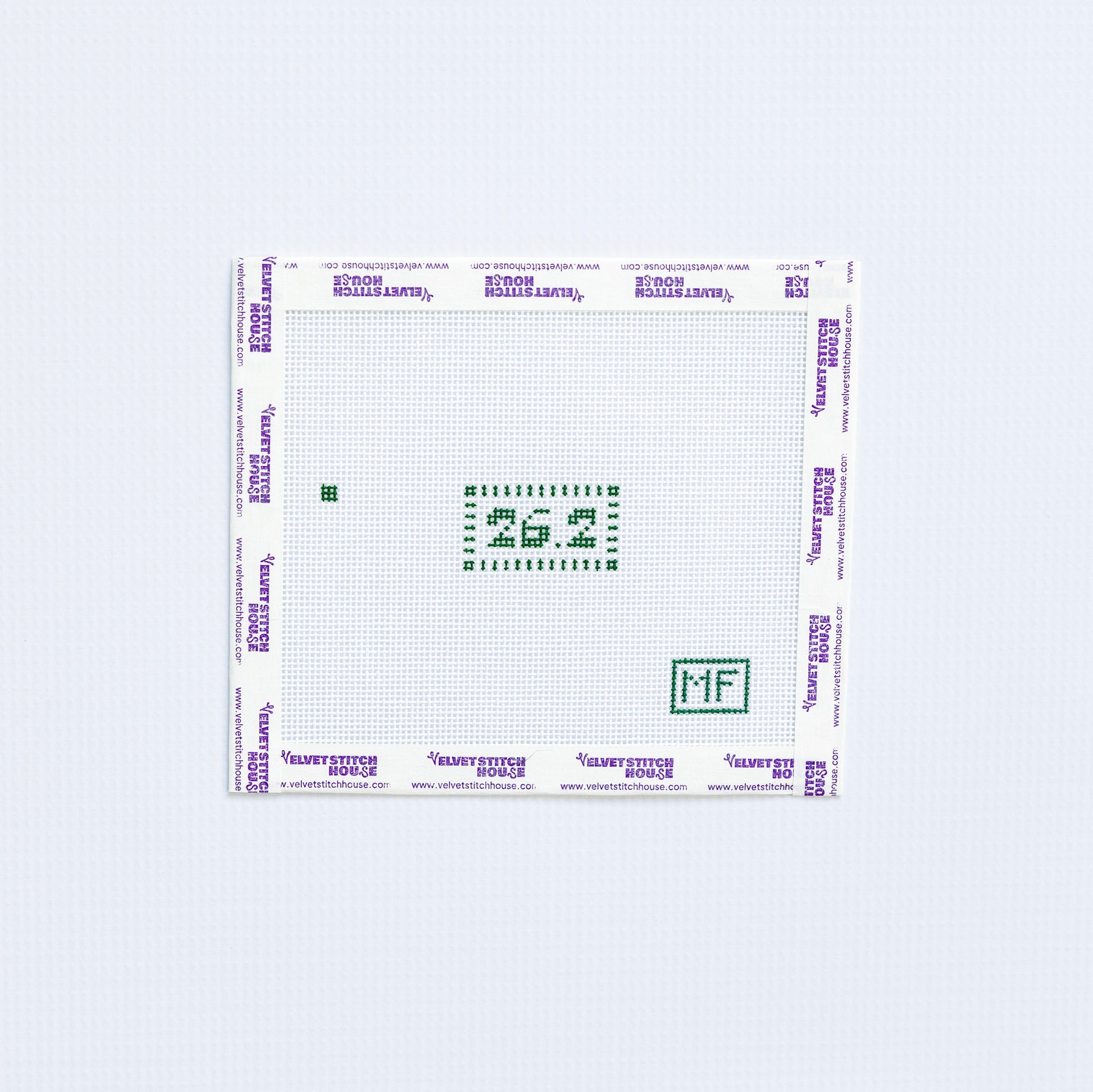 Mini needlepoint design with 26.2 for marathon