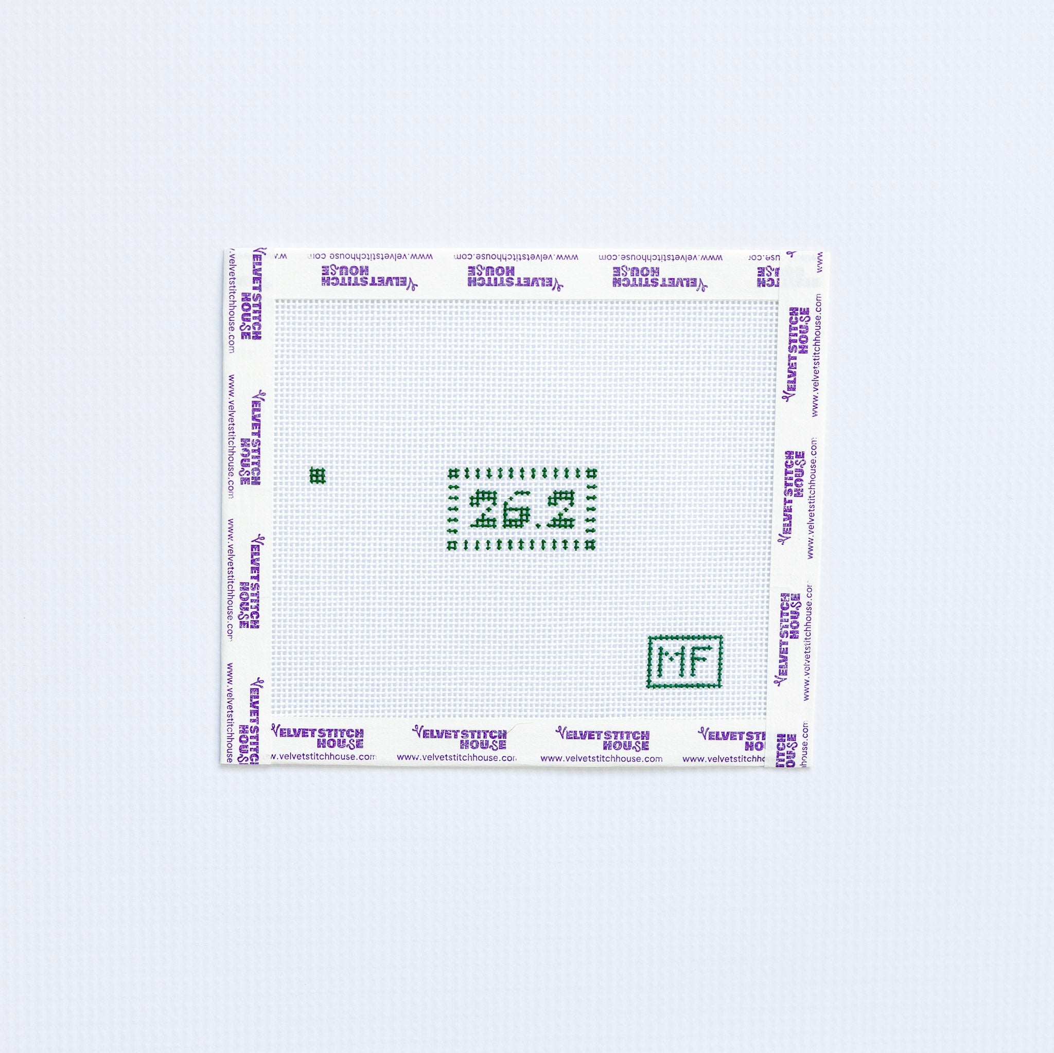 Mini needlepoint design with 26.2 for marathon