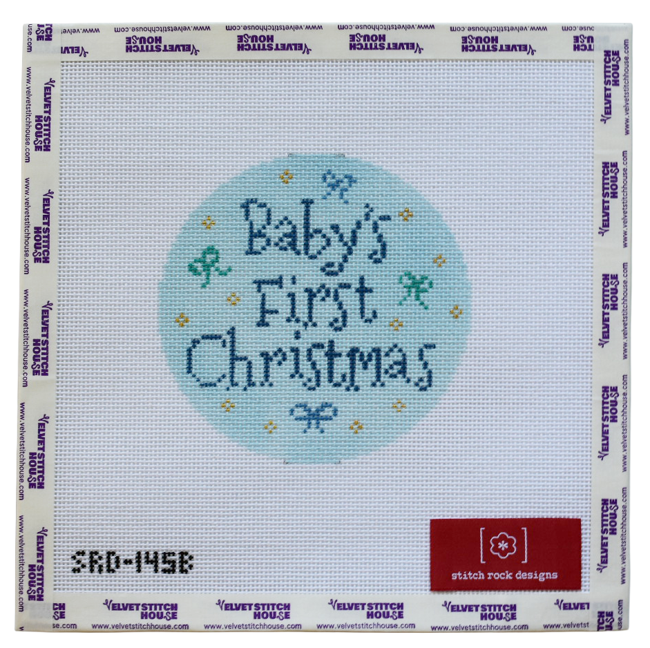 Baby's First Christmas - Blue
