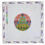 Bargello Christmas Tree Round