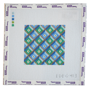 Bargello Diamond Blue Green
