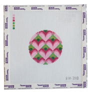 Bargello Heart Round