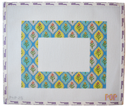 Blue Floral Frame