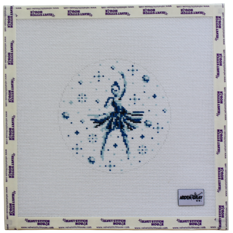 Toile Blue and White Ballerina