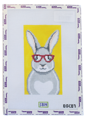 Bunny w. Glasses Eye Glass Case