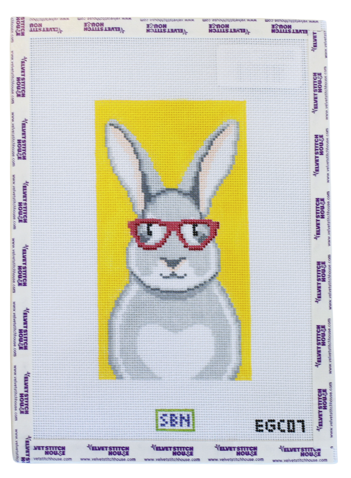 Bunny w. Glasses Eye Glass Case