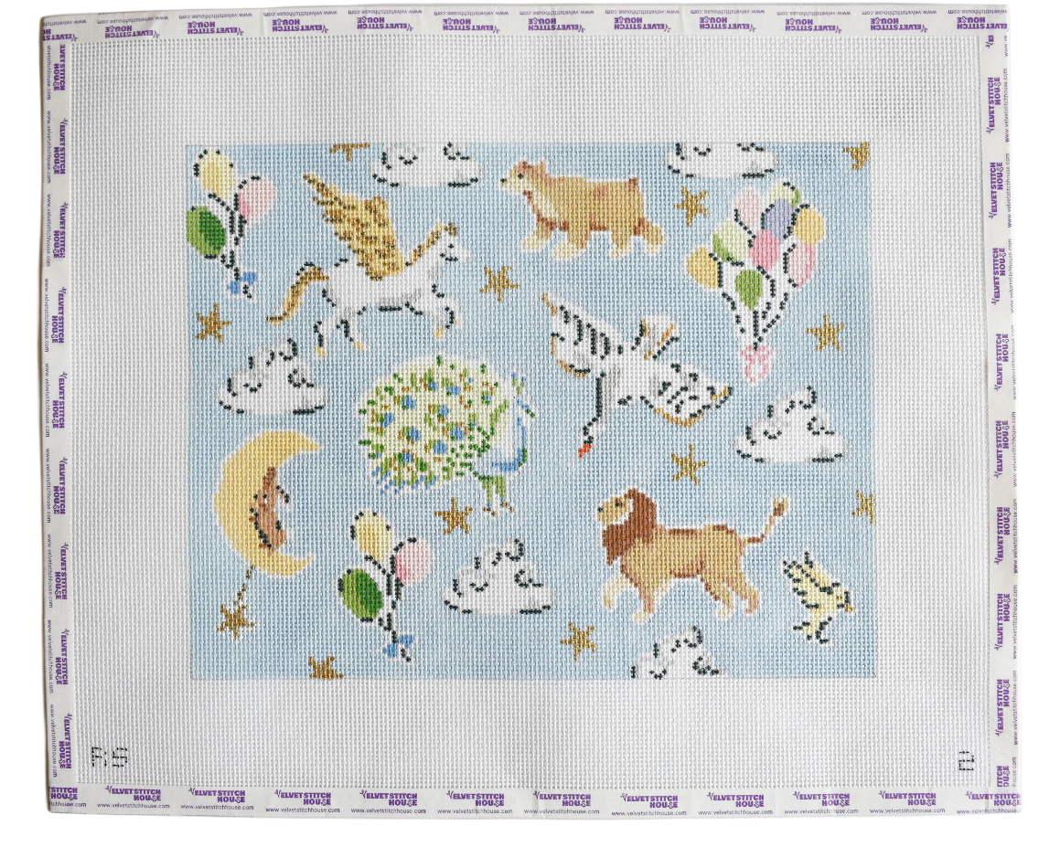 The Celestial Menagerie Pillow