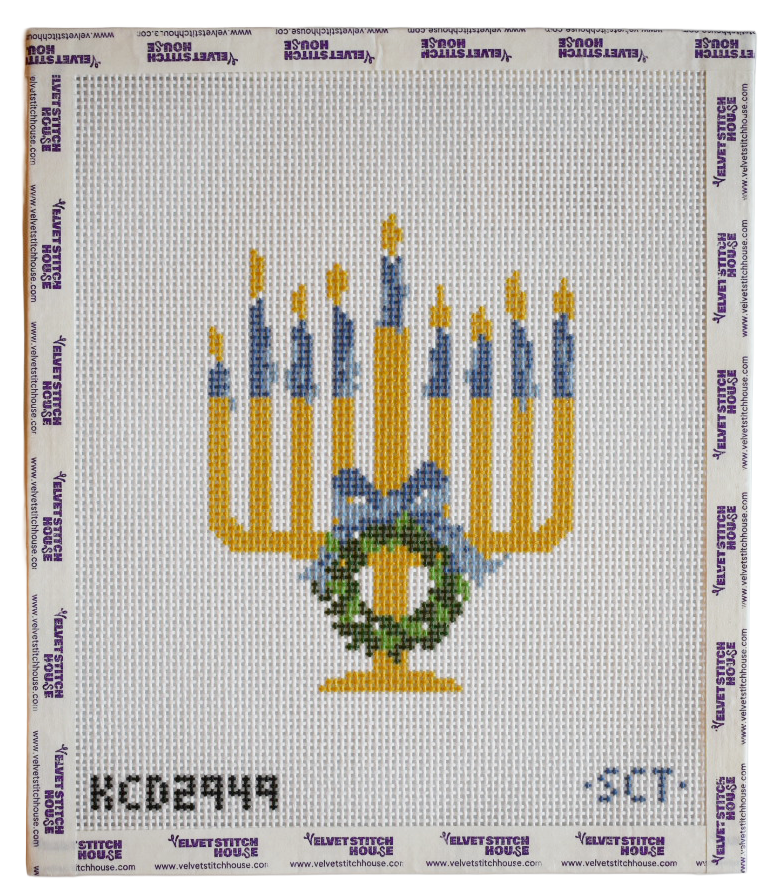 Chrismukkah Menorah (Printed)