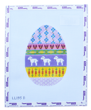 Easter Egg with Lambs