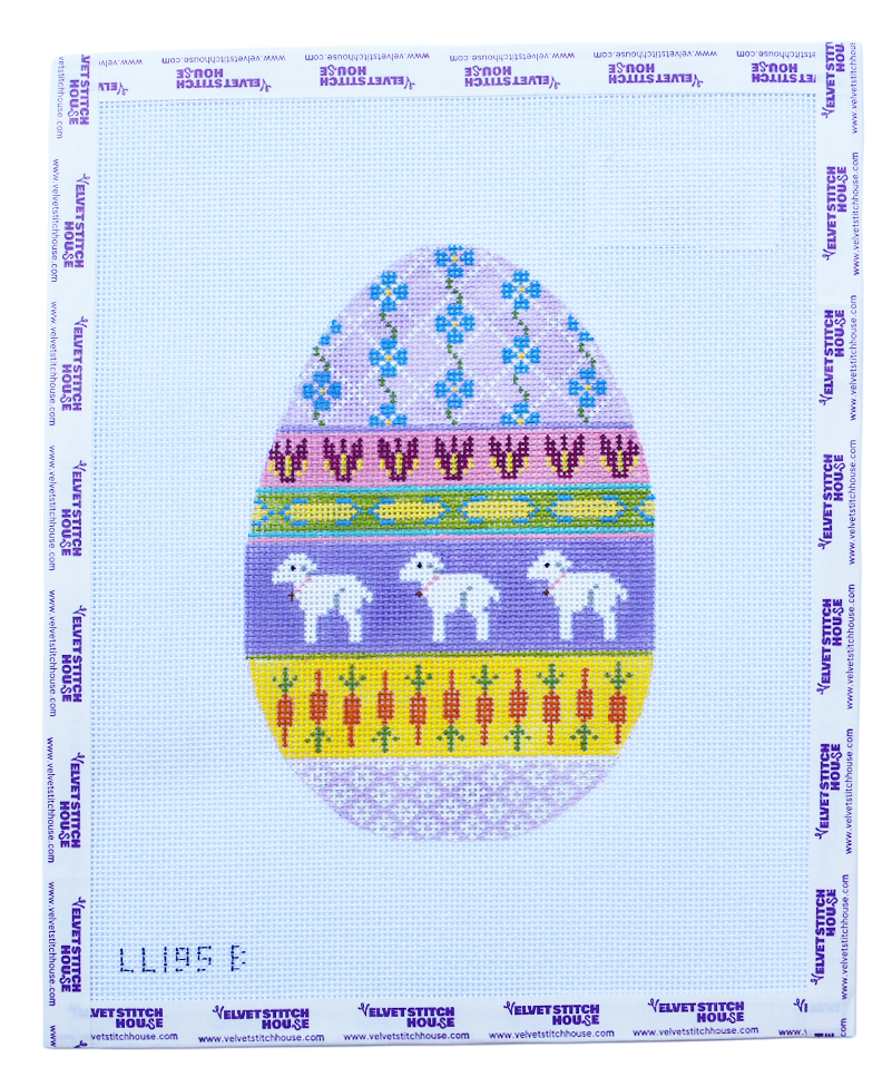 Easter Egg with Lambs