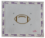 Football Insert Needlepoint Canvas