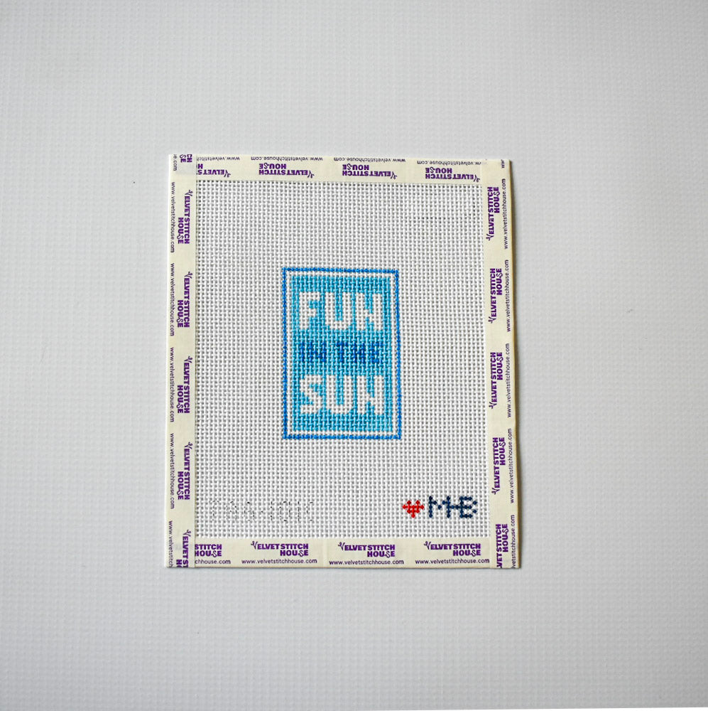 Fun in the Sun (Greek Blues) Bag Tag