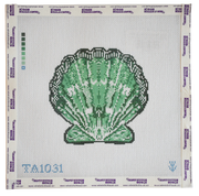 Scallop Ornament - Green