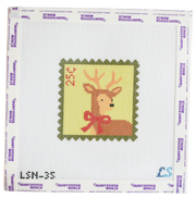 Holiday Green Deer Stamp