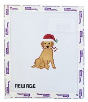 Christmas Golden Retriever Canvas