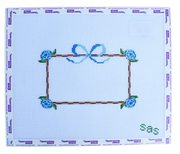 Hydrangea Frame - Blue