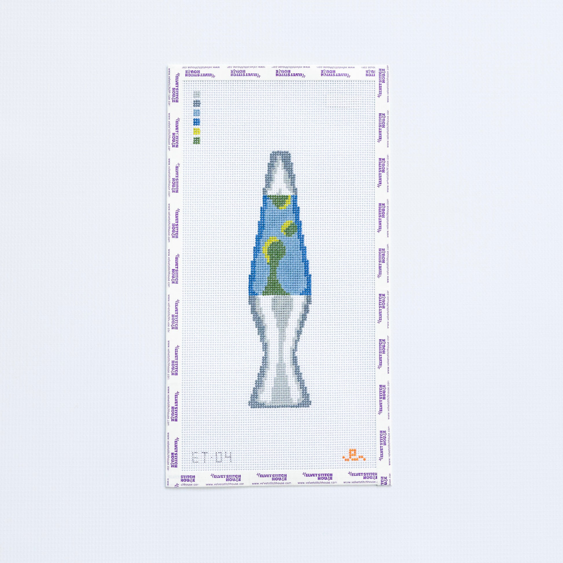 Needlepoint Lava lamp design