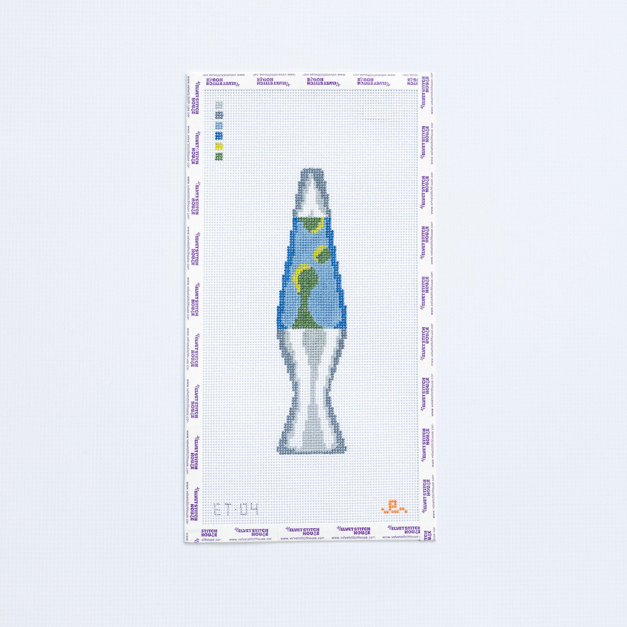 Needlepoint Lava lamp design
