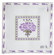 Lavendar Peony Coaster
