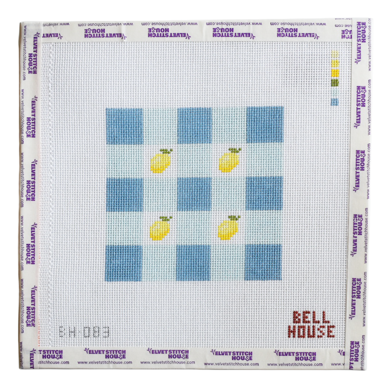 Lemon Plaid 4"