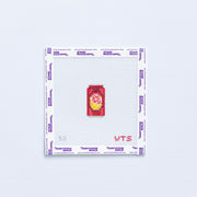 Needlepoint mini pattern with Small red and yellow beer can 