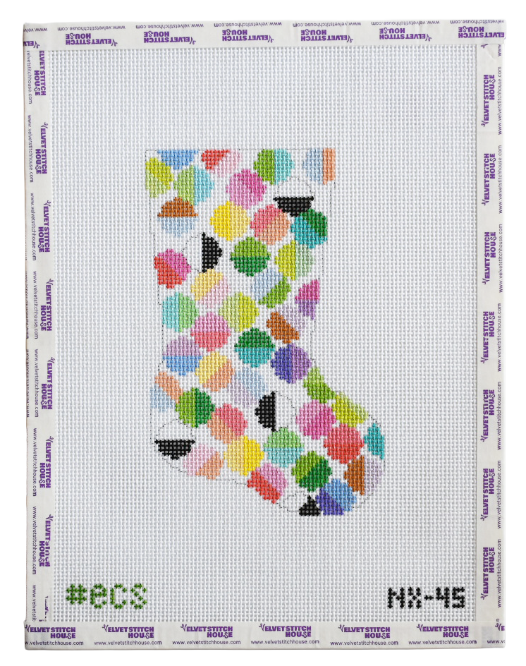 Mini Stocking Canvas (Lulu)