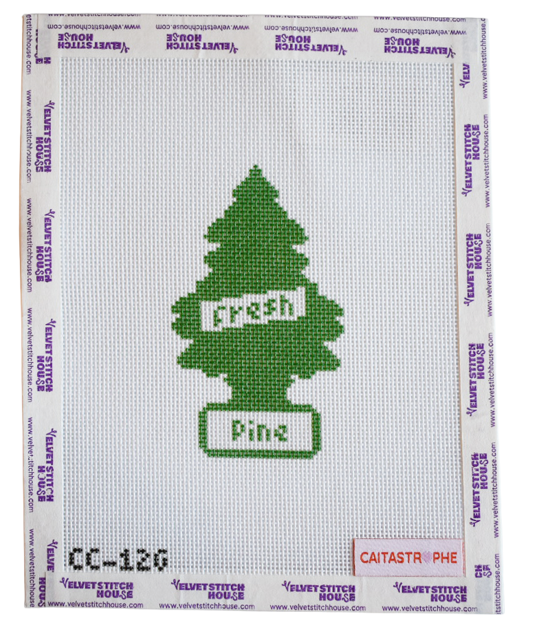 Pine Car Freshener - Green