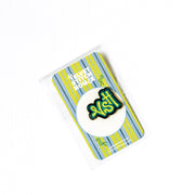 Magnetic Pin with 'VSH' design on a striped card