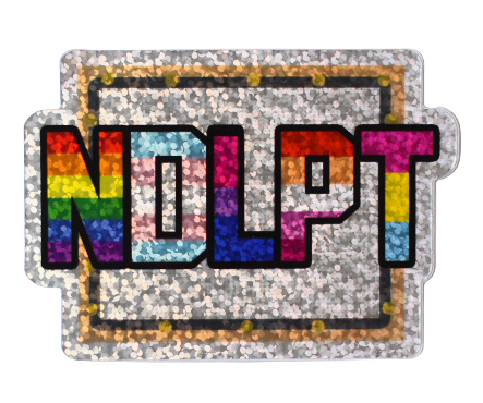 Glitter NDLPT Pride Sticker