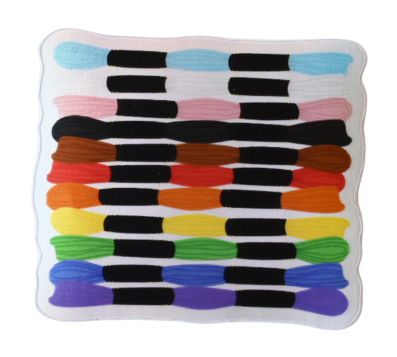 Holo Floss Pride Sticker