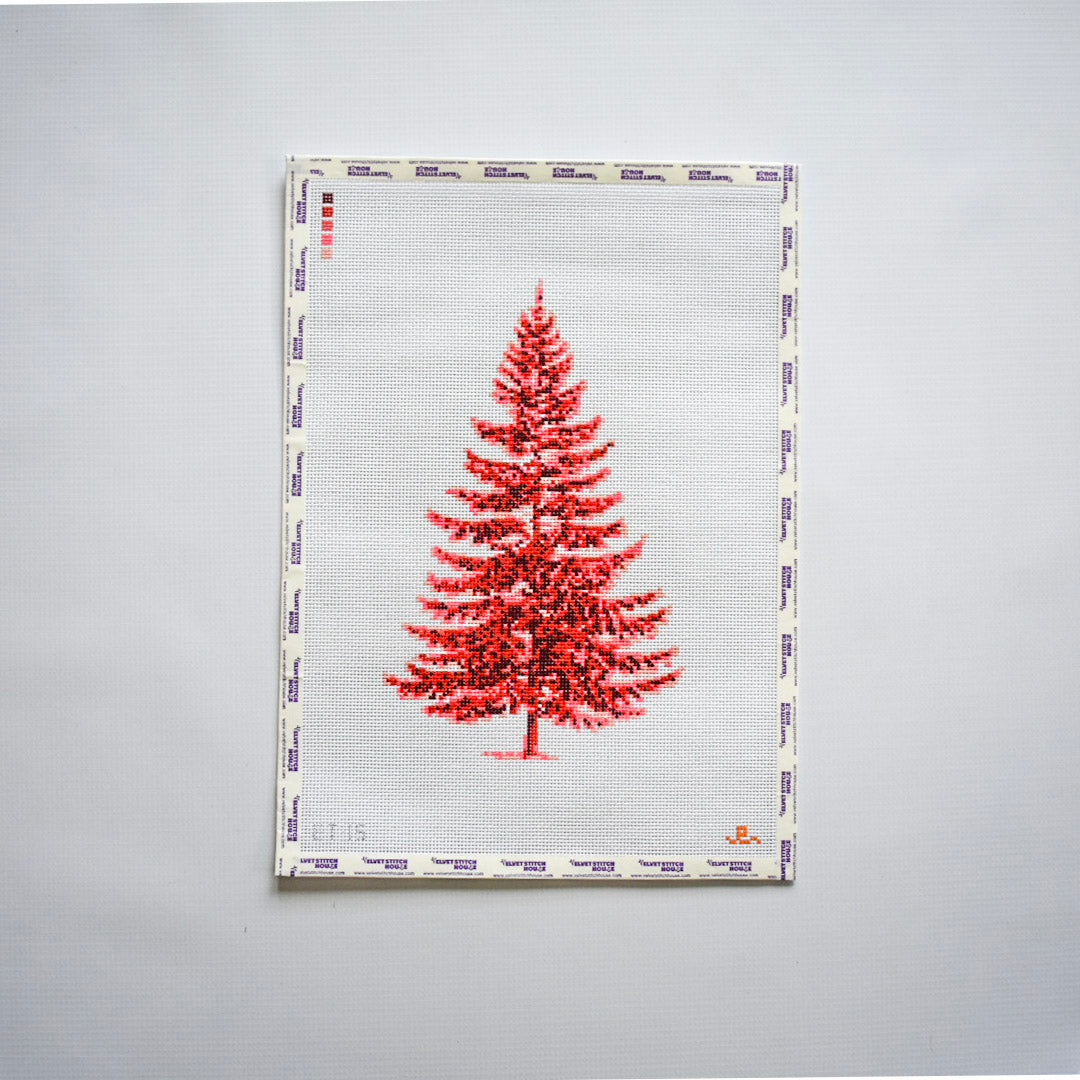 Red Fir Tree Canvas