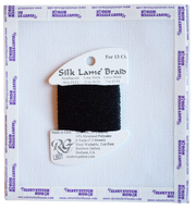 Silk Lamé Braid #13 LB01 Black