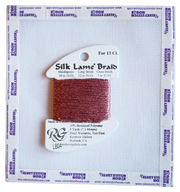 Silk Lamé Braid #13 LB04 Antique Rose