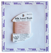 Silk Lamé Braid #13 LB44 Light Salmon Pink