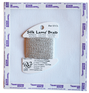 Silk Lamé Braid #13 LB48 Silver