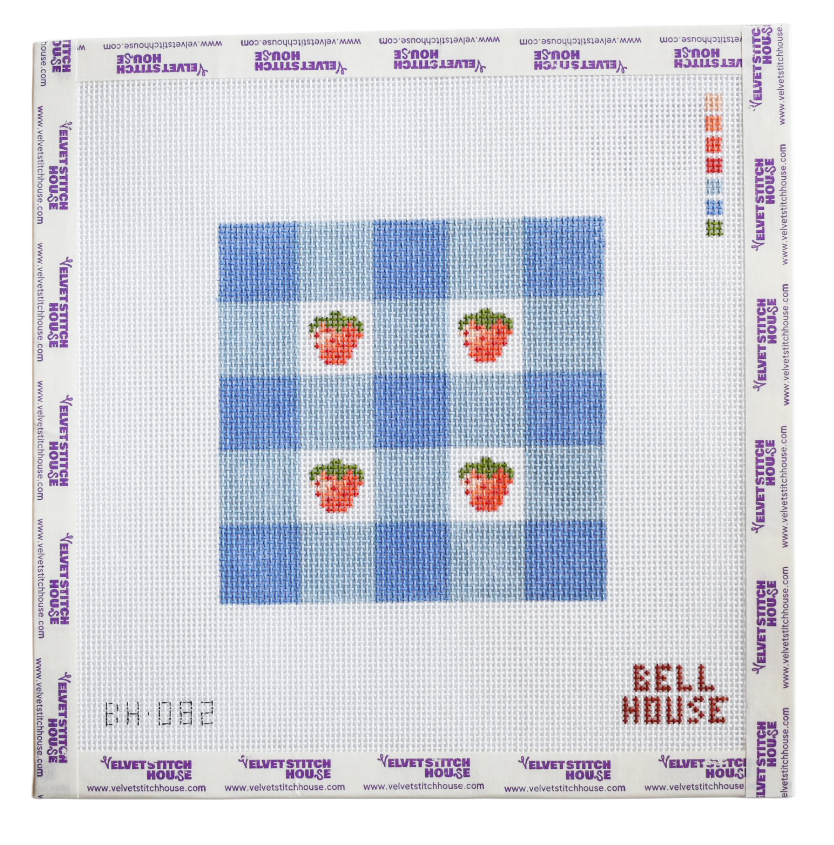 Strawberry Plaid 4"