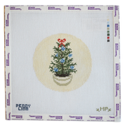 Vintage Blue Christmas Tree