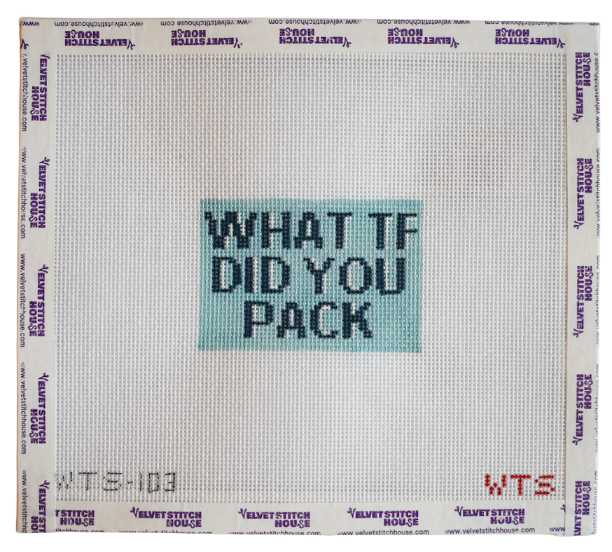 What TF Did You Pack Luggage Tag