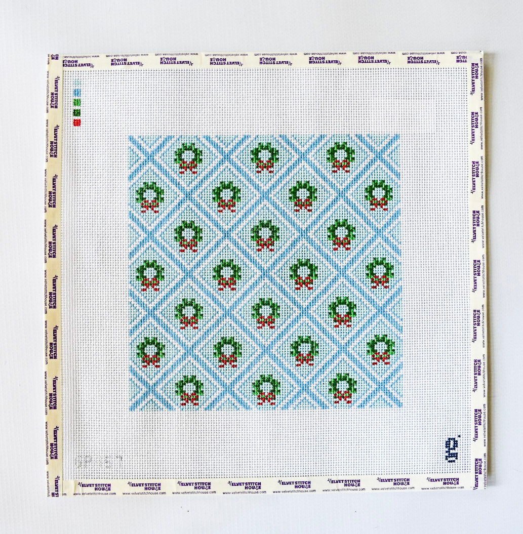 Wreath Trellis Canvas Canvas
