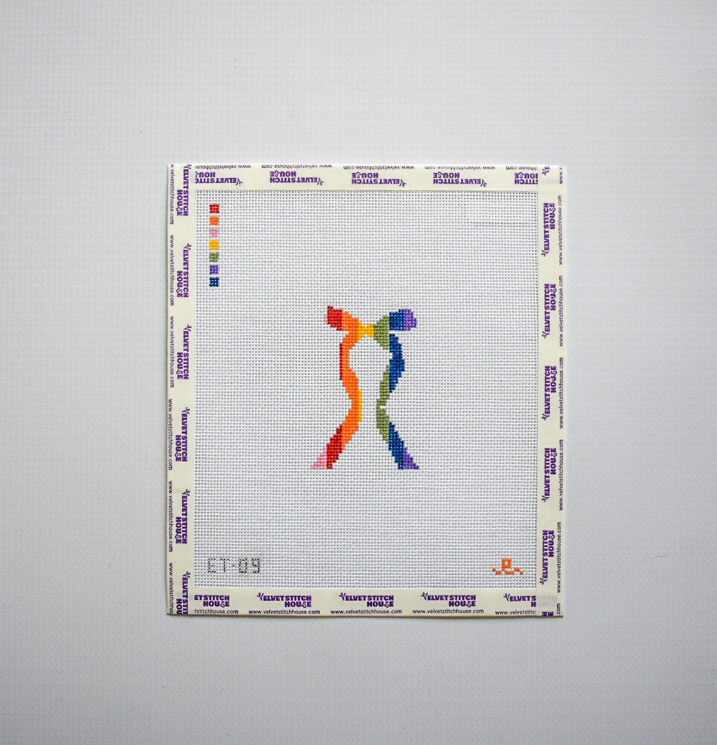 Rainbow Bow Canvas