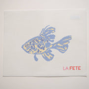 Blue Goldfish Hand Painted Needlepoint Canvas